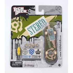 Tech Deck - Finger Skate Miniature 96 mm - stereo vert