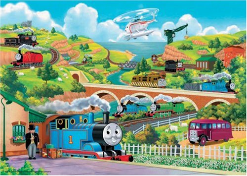 Childrens Toyshop  Toys : Traveling Around Sodor 24-Piece Floor Puzzle