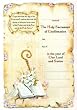 100 Confirmation Certificates in English (Made in Italy) - 7" x 10.5"