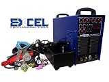 EXCEL Pilot Arc AC/DC TIG MMA Plasma Cutter & Aluminum Welder Free Foot Pedal