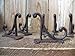 Lot Set of 6 Vintage-style School Farm CAST IRON Coat Hat HOOKS