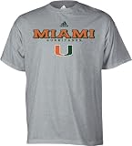 Miami Hurricanes Grey adidas Impervious T-Shirt