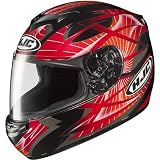 HJC Storm Men’s CS-R2 Sports Bike Racing Motorcycle Helmet – MC-1 / Large