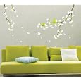 Easy Instant Decoration Wall Sticker Decal - Spring Flowers and Birds