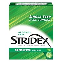 Stri-Dex Medicated Pads, Sensitive, 90-Count Boxes