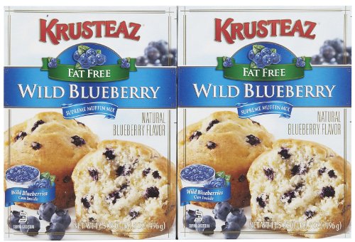 Krusteaz Wild Blueberry Muffin Mix 17.5oz (Pack of 2)