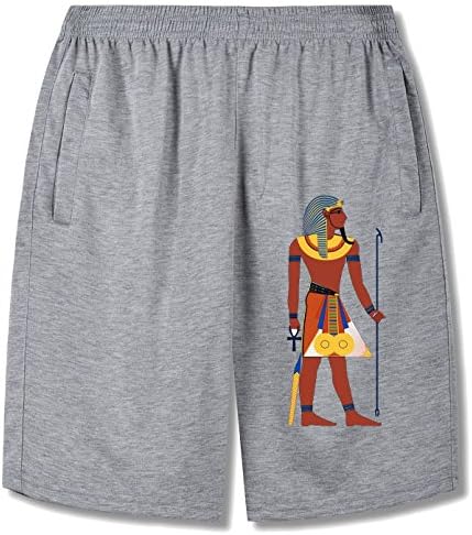 Imperfect world men's The ancient Egyptian soldiers trousers gray