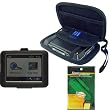 Garmin GPS Bundle Pack Combo: Smoke Silicone Skin, Black EVA hard shell case, and a Screen