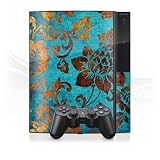 Design Skins for Sony Playstation 3 [unilateral] - Golden-blue vintage Design Folie
