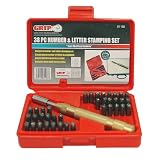 Buy 38 piece Automatic Auto Number Letter Center Punch Set by Grip-On