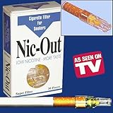 Nic Out Cigarette Filters Holders Stop Smoking Aid Reduce Tar and Nicotine