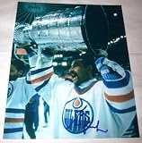 Grant Fuhr Autographed Edmonton Oilers 8x10 Photo W/PROOF, Picture of Grant Signing For Us, 5x Stanley Cup Champion, St. Louis Blues, Calgary Flames, Buffalo Sabres, Los Angeles Kings, Toronto Maple Leafs