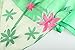 JerrisApparel New Princess Party Dress Costume With Flower Cape (7, Green)