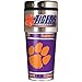NCAA Clemson Tigers Metallic Travel Tumbler, 16-Ounce