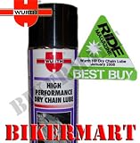 Review WURTH 500121 / WURTH HIGH PERFORMANCE DRY CHAIN LUBE 500ML