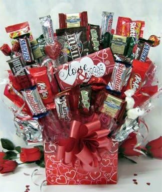 Love and Kisses Candy Gift Basket