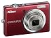 Nikon Coolpix S570 Digitalkamera (12 Megapixel, 5-fach Zoom, 6,9 cm (2,7 Zoll) Display) rot
