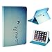 iPad Mini Case,iPad Mini 2 Cover Case ,iBerry PU Leather Slim-Fit Case with Stand Protective Case for Apple iPad Mini 1/2/3 Tablet, Blue Smlie (With Smart Cover Auto Wake / Sleep),with Stylus Pen