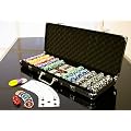 Pokerkoffer 500 Pokerchips, BLACK EDITION