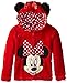 Disney Girls' Minnie Hoodie with Costume Ears and Bow