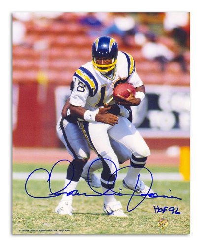 Charlie Joiner Autographed San Diego Chargers 8x10 Photo