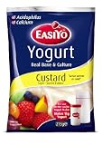 EasiYo Custard Style - Vanilla Yogurt Base and Culture, 7.58-Ounce / 215g e, Pack of 5