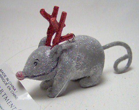 Department 56 Reindeer Imposters Christmas Ornament ~ MOUSE