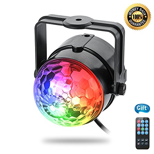 Party Lights , VIIVRIA Colorful Disco Ball Light with Bluetooth Remote for Birthday Xmas Wedding Home Party Celebrations (Stage Light + Remote)