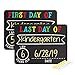 Pearhead First and Last Day of School Photo Sharing Chalkboard Signs; The Perfect Back to School Chalkboard Sign to Commemorate The First Day of School