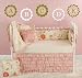 Set of 30 Vinyl Alphabet ABC Boutique Wall Decal Sticker in Beautiful 4 Flower Frames in Your Color Choice