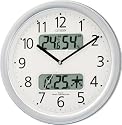CITIZEN (シチズン) カレンダー表示付き電波掛時計 ネムリーナカレンダーM01 シルバーメタリック色 4FYA01-019