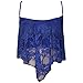 ASHERANGEL Women's Sexy Lace Floral Sleeveless Camisole Crop Tank Top Shirts
