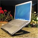Fold N Flip Portable Laptop Stand for Macs - Black