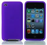 Apple iPod Touch 4th Generation / Touch 4 Silicone Skin Case Cover Purple – Trade Accessories Accessories