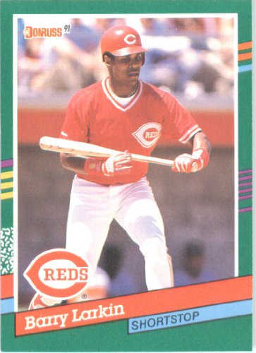 1991 Donruss # 471 Barry Larkin Cincinnati Reds Baseball Card