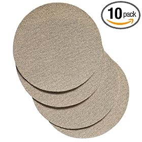 Porter Cable 726012210 6-Inch PSA Extended Preformance No Hole 220G Disc 10 Pack