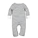 Big Elephant Baby Boys 2 Pcs Pajama Romper Sets with Hat Grey E14