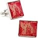 US Postage Stamp Alamo Stamp Cufflinks Cuff Links