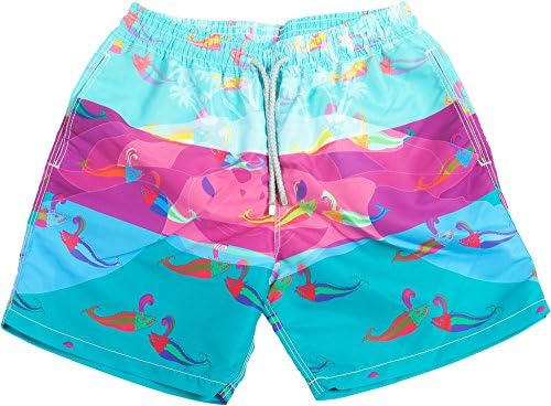 Papua - Galapagos Turtle Island Print High-End Swim Shorts-Extra Large