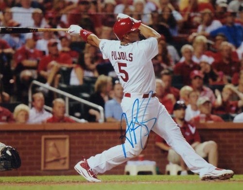 Albert Pujols Autographed St. Louis Cardinals 11X14 Photo