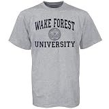 Wake Forest Demon Deacons Ash School Crest T-shirt
