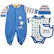 Monster 4-Piece Layette Set