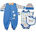 Monster 4-Piece Layette Set