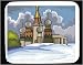 Decorated Mouse Pad with Russia, religion, church