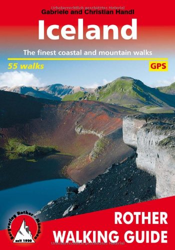 iceland a rother walking guide red