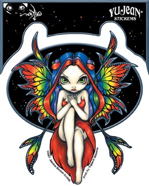 Jasmine Becket-Griffith - Rainbow Fairy - Sticker / Decal