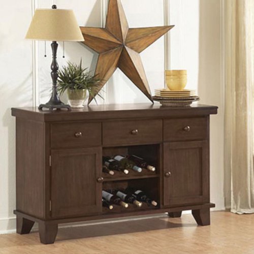 Ameillia Dining Server with Wine Rack