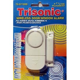 6 PACK WIRELESS DOOR AND WINDOW ENTRY ALARM BATTERY INC