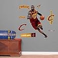 NBA Cleveland Cavaliers LeBron James Drive Fathead Junior Wall Decals, 23"W x 37"H