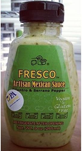 Mesomex Cilantro and Serrano Pepper Sauce, 9 Ounce -- 6 per case.